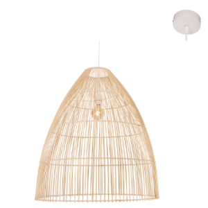 Lup 600 Pendant Natural Woven Rattan