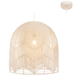Toulon W-600 Pendant White Woven Rattan